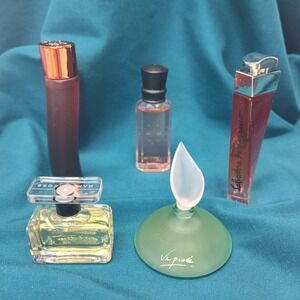 5 Mini Travel Perfumes Marc Jacobs Lucky Salvatore Ferragamo Yin Yang Vie Privee
